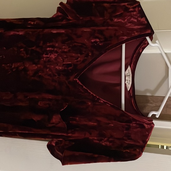 Crushed velvet long tunic - Picture 3 of 3